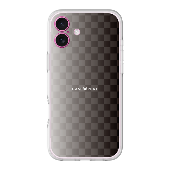 スリムプロテクションプレミアムケース［ CASEPLAY Check - Black ］