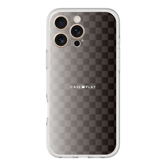 スリムプロテクションプレミアムケース［ CASEPLAY Check - Black ］