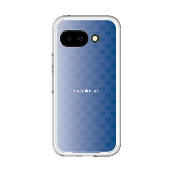 スリムプロテクションプレミアムケース［ CASEPLAY Check - Blue ］