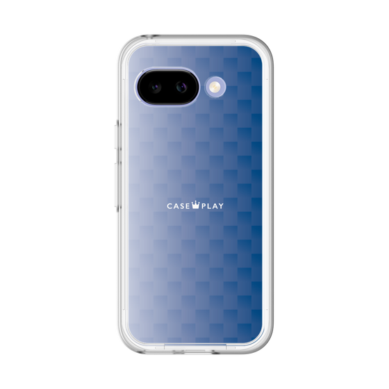 スリムプロテクションプレミアムケース［ CASEPLAY Check - Blue ］