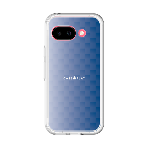 スリムプロテクションプレミアムケース［ CASEPLAY Check - Blue ］