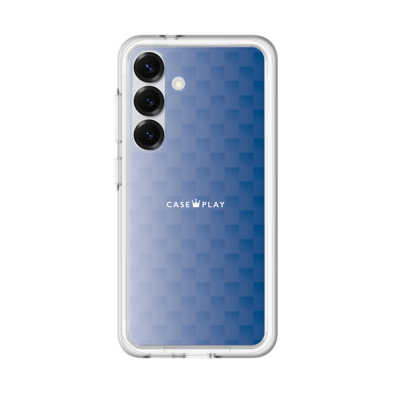 スリムプロテクションプレミアムケース［ CASEPLAY Check - Blue ］