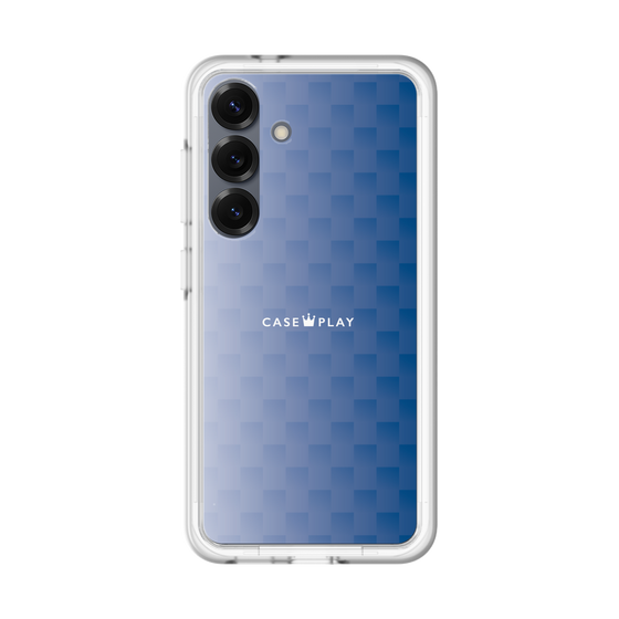 スリムプロテクションプレミアムケース［ CASEPLAY Check - Blue ］