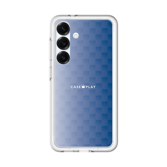 スリムプロテクションプレミアムケース［ CASEPLAY Check - Blue ］