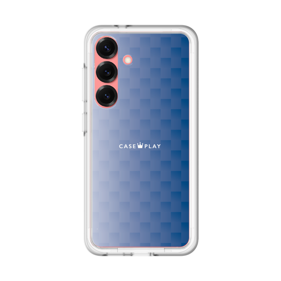 スリムプロテクションプレミアムケース［ CASEPLAY Check - Blue ］