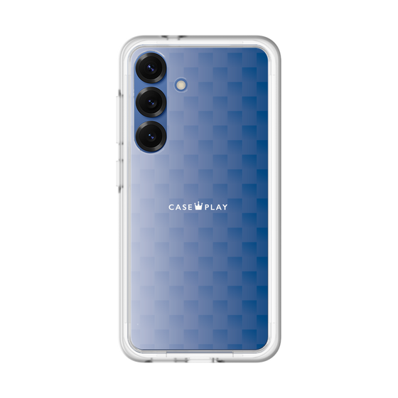 スリムプロテクションプレミアムケース［ CASEPLAY Check - Blue ］
