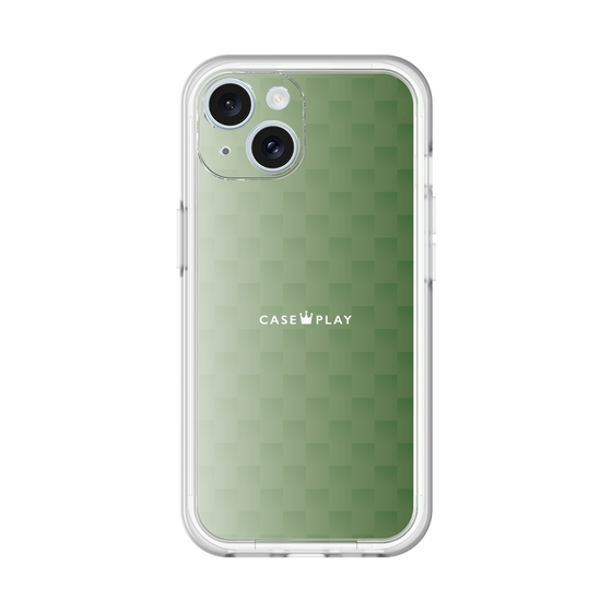 スリムプロテクションプレミアムケース［ CASEPLAY Check - Green ］