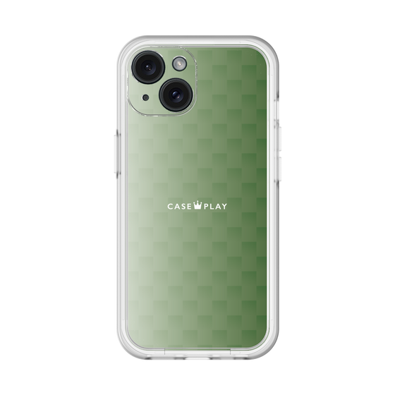 スリムプロテクションプレミアムケース［ CASEPLAY Check - Green ］