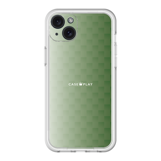 スリムプロテクションプレミアムケース［ CASEPLAY Check - Green ］
