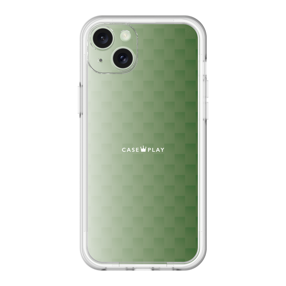 スリムプロテクションプレミアムケース［ CASEPLAY Check - Green ］