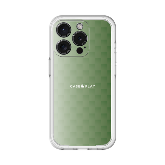 スリムプロテクションプレミアムケース［ CASEPLAY Check - Green ］