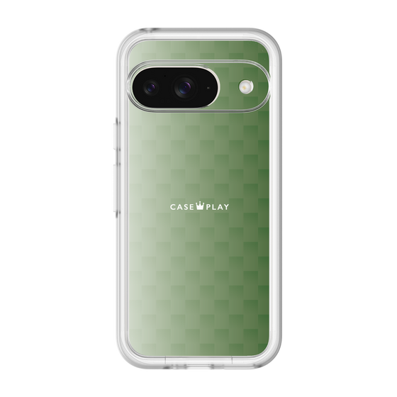 スリムプロテクションプレミアムケース［ CASEPLAY Check - Green ］