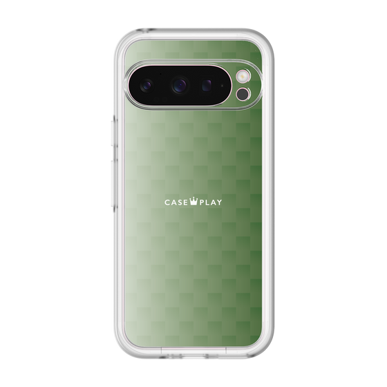 スリムプロテクションプレミアムケース［ CASEPLAY Check - Green ］