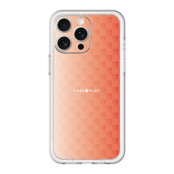 スリムプロテクションプレミアムケース［ CASEPLAY Check - Orange ］