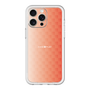 スリムプロテクションプレミアムケース［ CASEPLAY Check - Orange ］