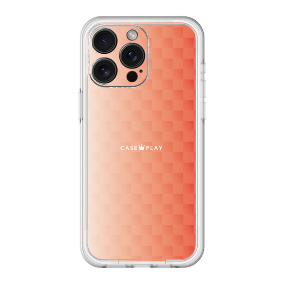 スリムプロテクションプレミアムケース［ CASEPLAY Check - Orange ］