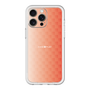 スリムプロテクションプレミアムケース［ CASEPLAY Check - Orange ］