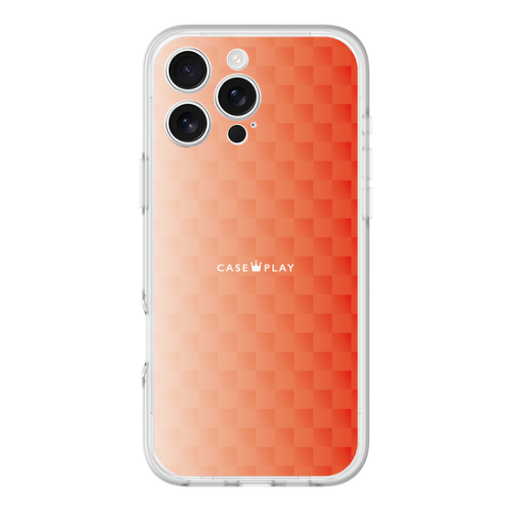 スリムプロテクションプレミアムケース［ CASEPLAY Check - Orange ］