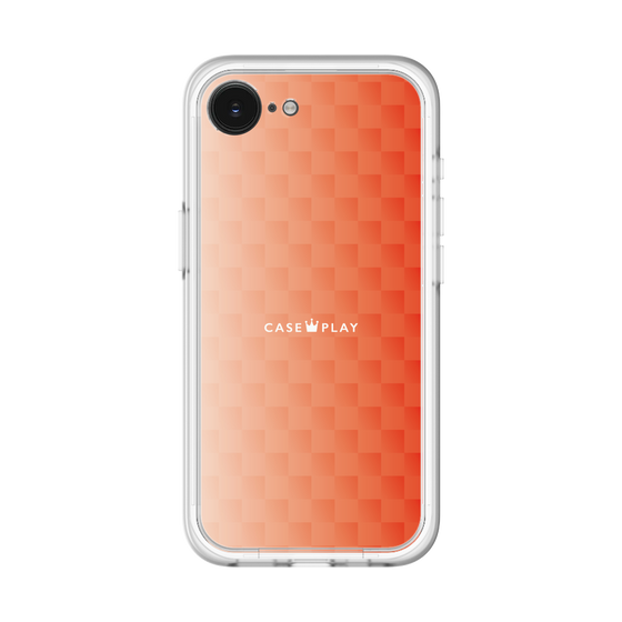 スリムプロテクションプレミアムケース［ CASEPLAY Check - Orange ］
