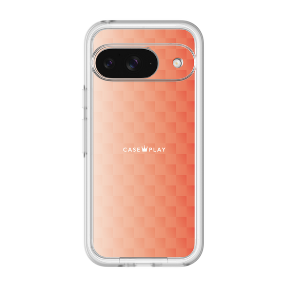 スリムプロテクションプレミアムケース［ CASEPLAY Check - Orange ］