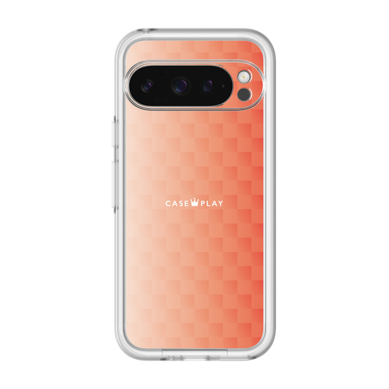 スリムプロテクションプレミアムケース［ CASEPLAY Check - Orange ］