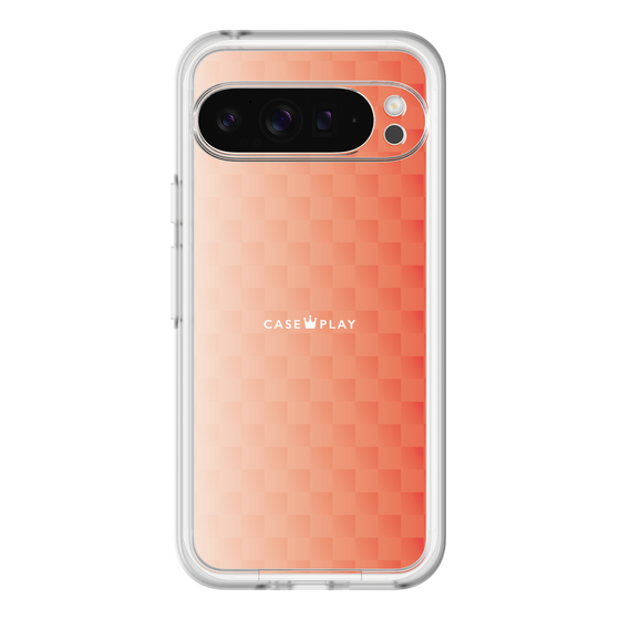 スリムプロテクションプレミアムケース［ CASEPLAY Check - Orange ］