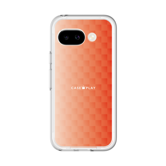 スリムプロテクションプレミアムケース［ CASEPLAY Check - Orange ］