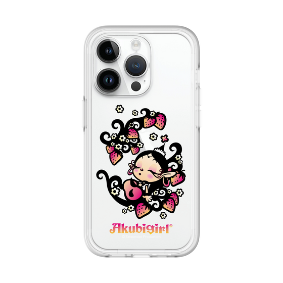 スリムプロテクションプレミアムケース［ アクビガール - ストロベリー ］