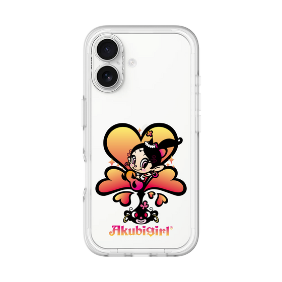 スリムプロテクションプレミアムケース［ アクビガール - ハート ］