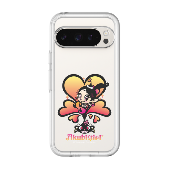 スリムプロテクションプレミアムケース［ アクビガール - ハート ］