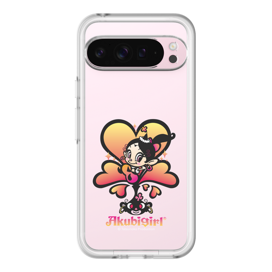 スリムプロテクションプレミアムケース［ アクビガール - ハート ］