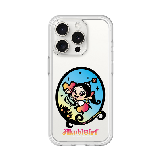 スリムプロテクションプレミアムケース［ アクビガール - オーバル ］