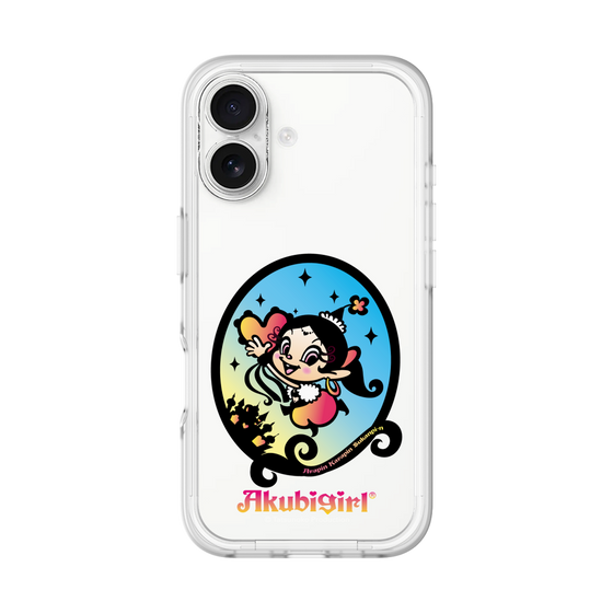 スリムプロテクションプレミアムケース［ アクビガール - オーバル ］
