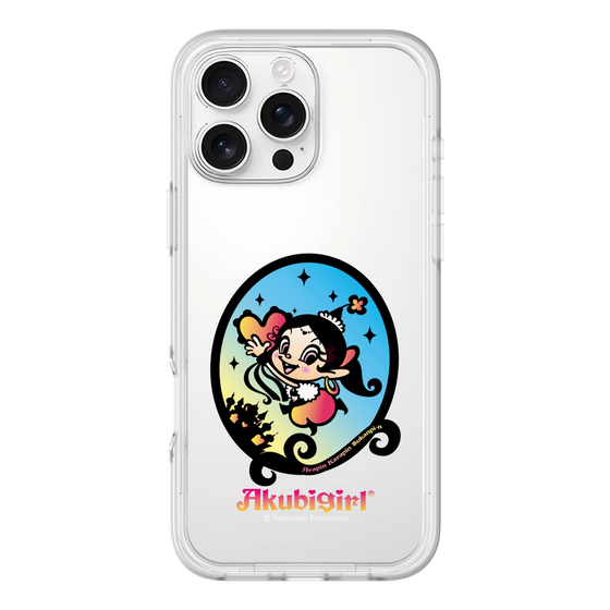 スリムプロテクションプレミアムケース［ アクビガール - オーバル ］