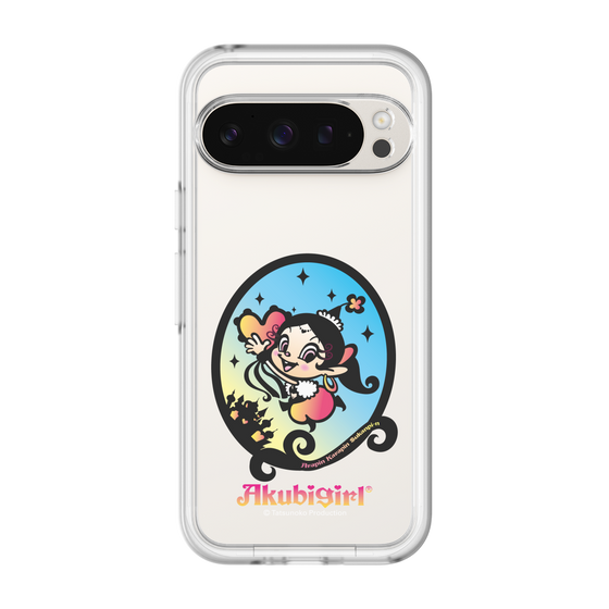 スリムプロテクションプレミアムケース［ アクビガール - オーバル ］