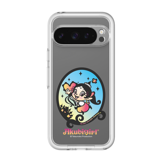 スリムプロテクションプレミアムケース［ アクビガール - オーバル ］