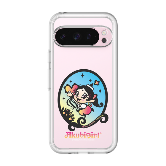 スリムプロテクションプレミアムケース［ アクビガール - オーバル ］