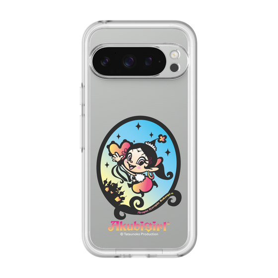スリムプロテクションプレミアムケース［ アクビガール - オーバル ］