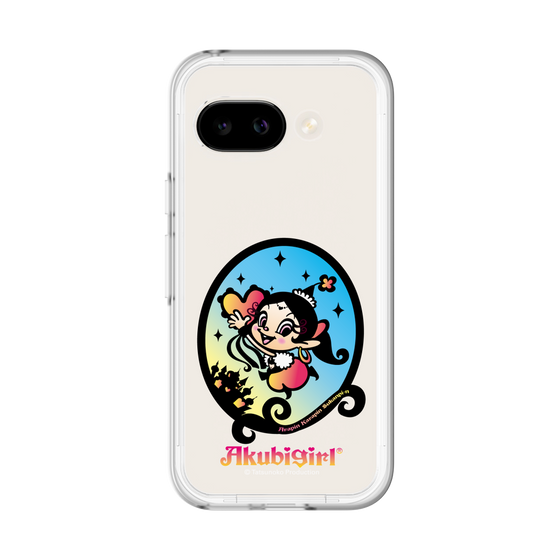 スリムプロテクションプレミアムケース［ アクビガール - オーバル ］