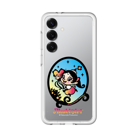 スリムプロテクションプレミアムケース［ アクビガール - オーバル ］