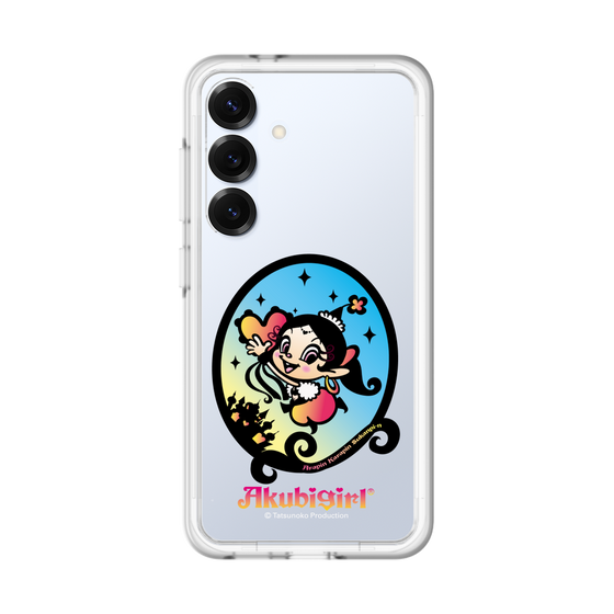 スリムプロテクションプレミアムケース［ アクビガール - オーバル ］
