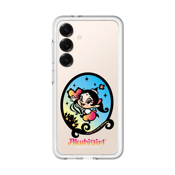 スリムプロテクションプレミアムケース［ アクビガール - オーバル ］