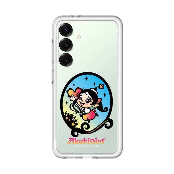 スリムプロテクションプレミアムケース［ アクビガール - オーバル ］