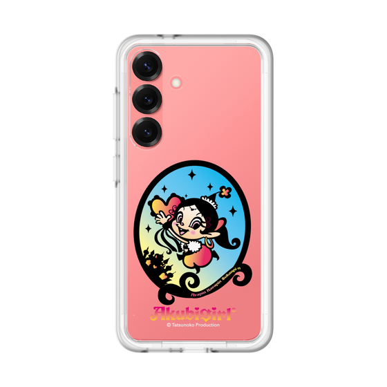 スリムプロテクションプレミアムケース［ アクビガール - オーバル ］