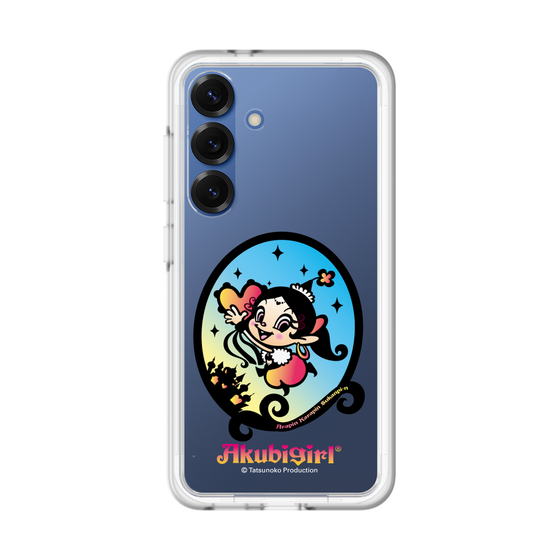 スリムプロテクションプレミアムケース［ アクビガール - オーバル ］