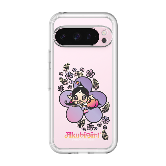 スリムプロテクションプレミアムケース［ アクビガール - フラワー ］