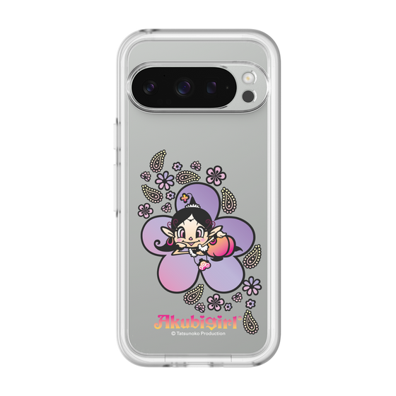 スリムプロテクションプレミアムケース［ アクビガール - フラワー ］