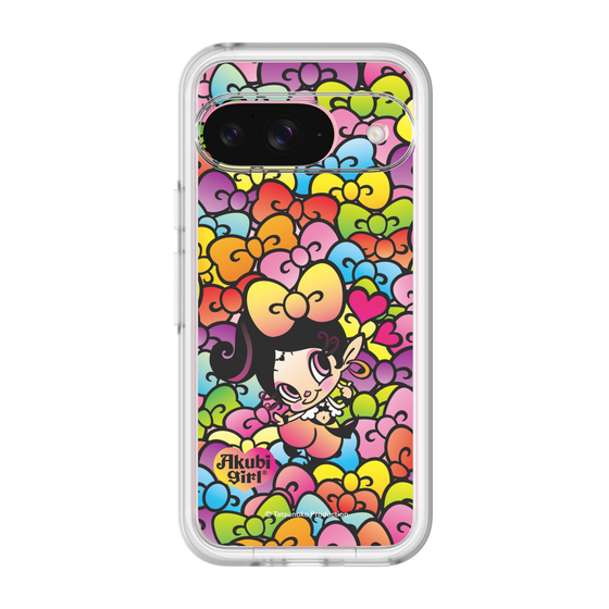 スリムプロテクションプレミアムケース［ アクビガール - リボン ］