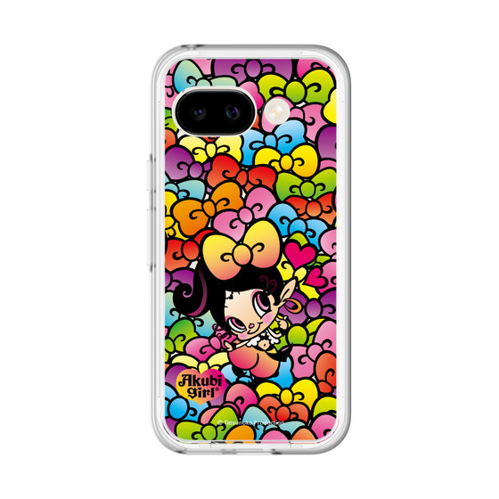 スリムプロテクションプレミアムケース［ アクビガール - リボン ］