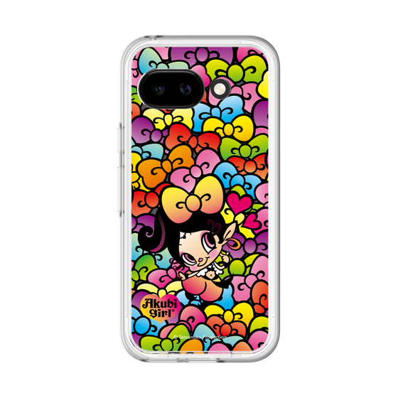 スリムプロテクションプレミアムケース［ アクビガール - リボン ］